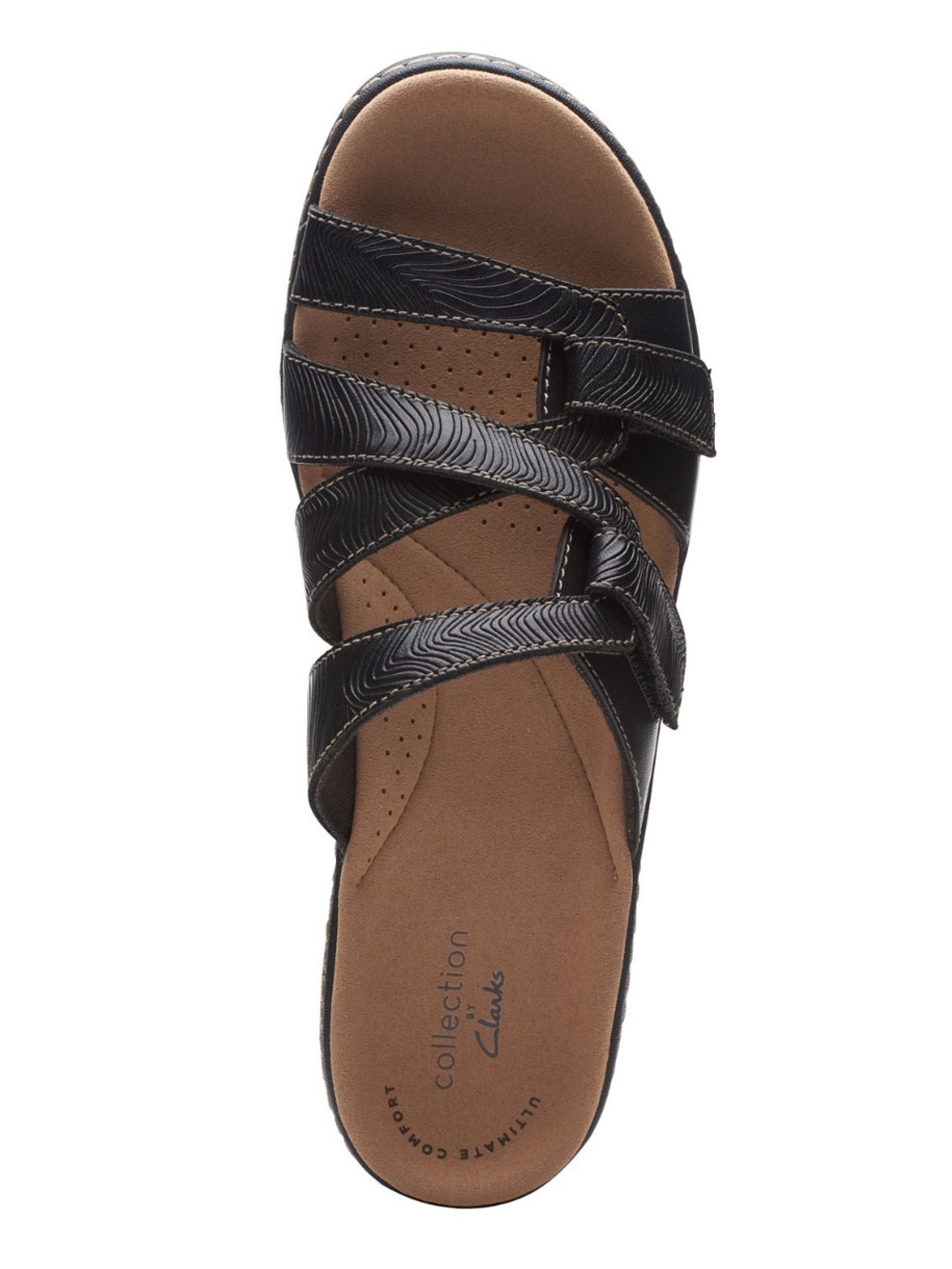 WIDE WIDTH Clarks Women's Merliah Karli Slip-on Strappy Sandals 8.5 W - Picture 4 of 11
